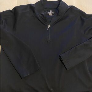 Men's Land's End pullover, quarter zip